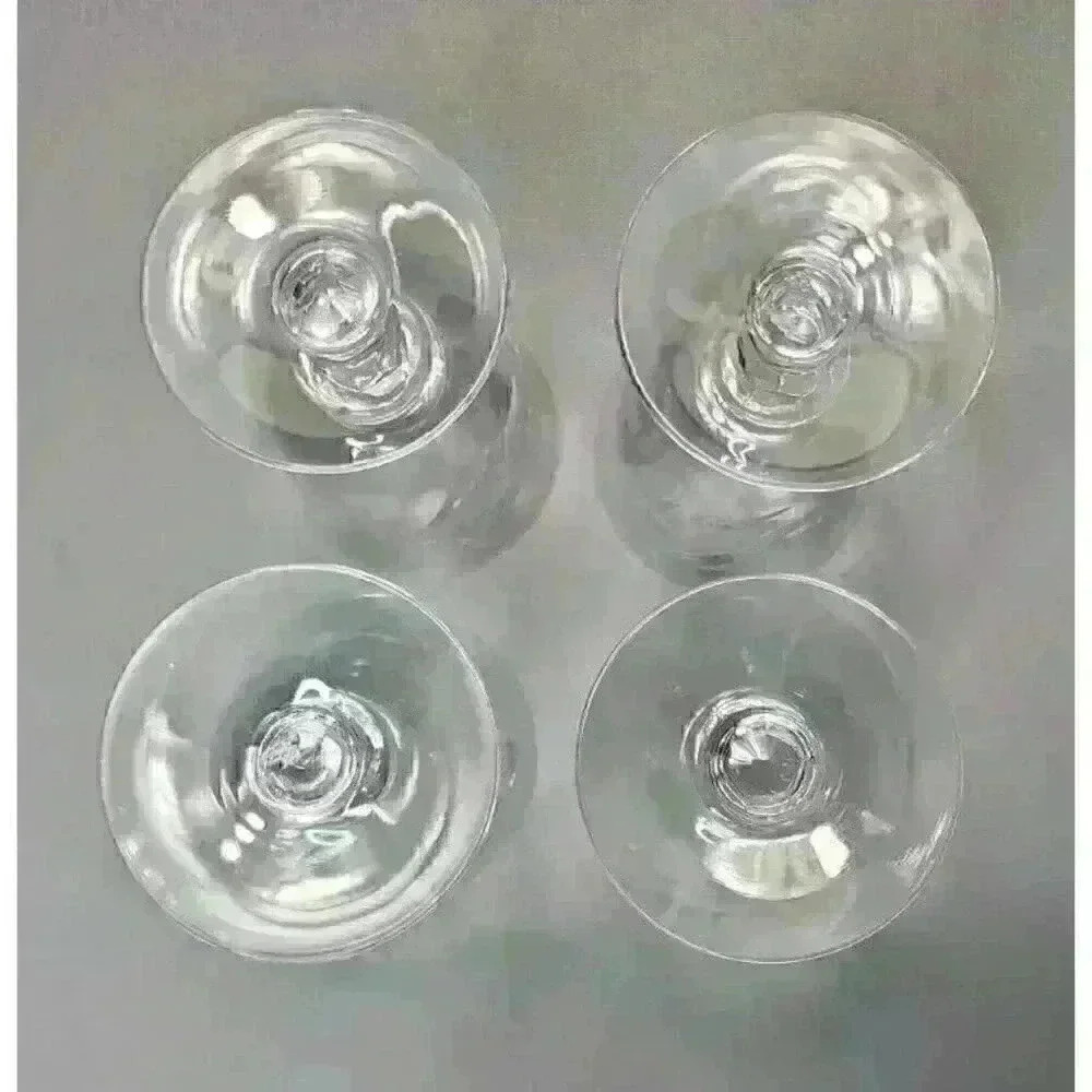 Vintage Cambridge Montrose Crystal Juice Glass Stemmed Cordials Set of 5 Glasses - Picture 4 of 4